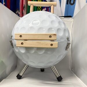 Portable White Golf Ball BBQ Grill